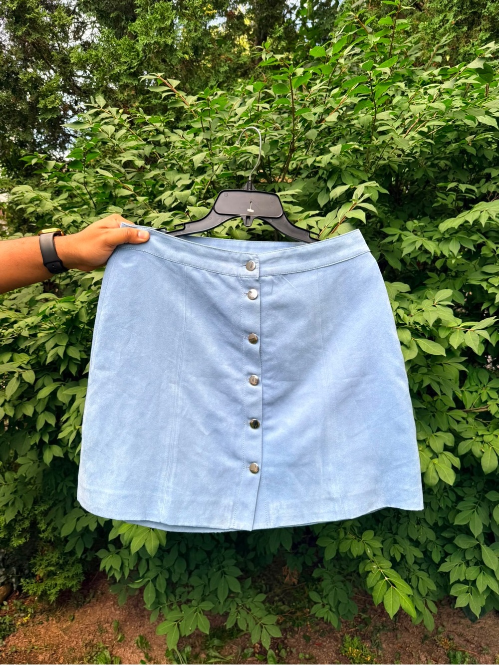 H&M Blue Mini Skirt